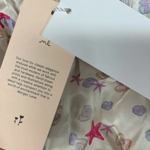 Anthropologie Morgan lane seashell pajama jogger pants size medium nwt - Picture 5 of 10